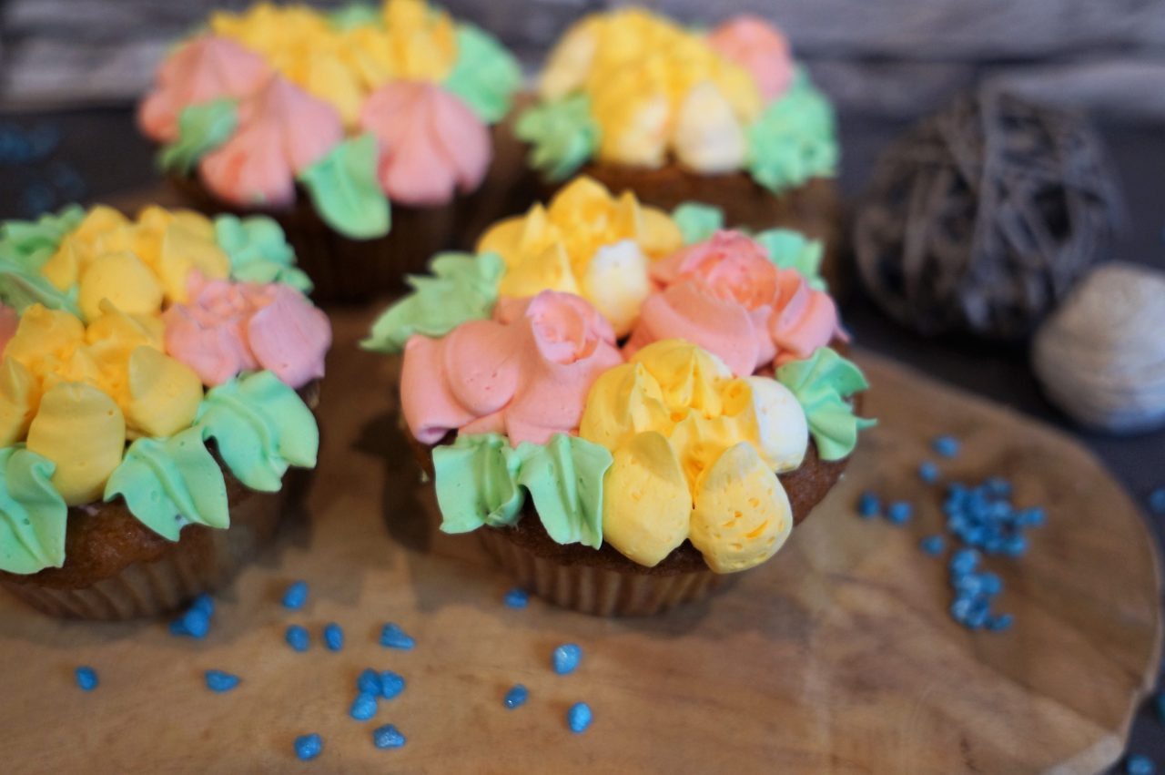 Blumen Cupcakes – Sabrinas Backvergnügen
