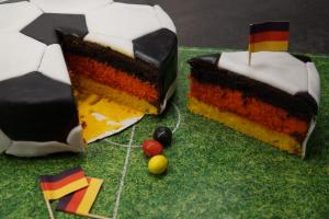 WM-DE-Fussball Kuchen