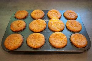 3) Die Muffins für ca. 20 Min. backen dann abkühlen lassen