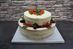 Hochzeitstorte – Naked Cake