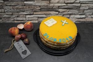 Pfirsich-Maracuja Torte