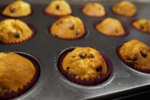4) Muffins für 25-30 Min. backen und abkühlen lassen
