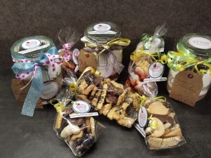 Backmischung im Glas/ Plätzchen