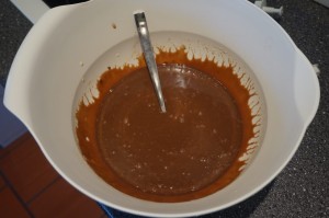 6) ... bis die Schokolade geschmolzen ist       