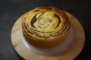 Zebra-Käsekuchen
