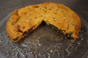 6) Angeschnittener Cookie mit Nutella-Kern